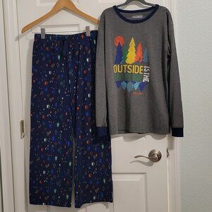 Boys Eddie Bauer Outdoor Themed Pajamas- Size 14